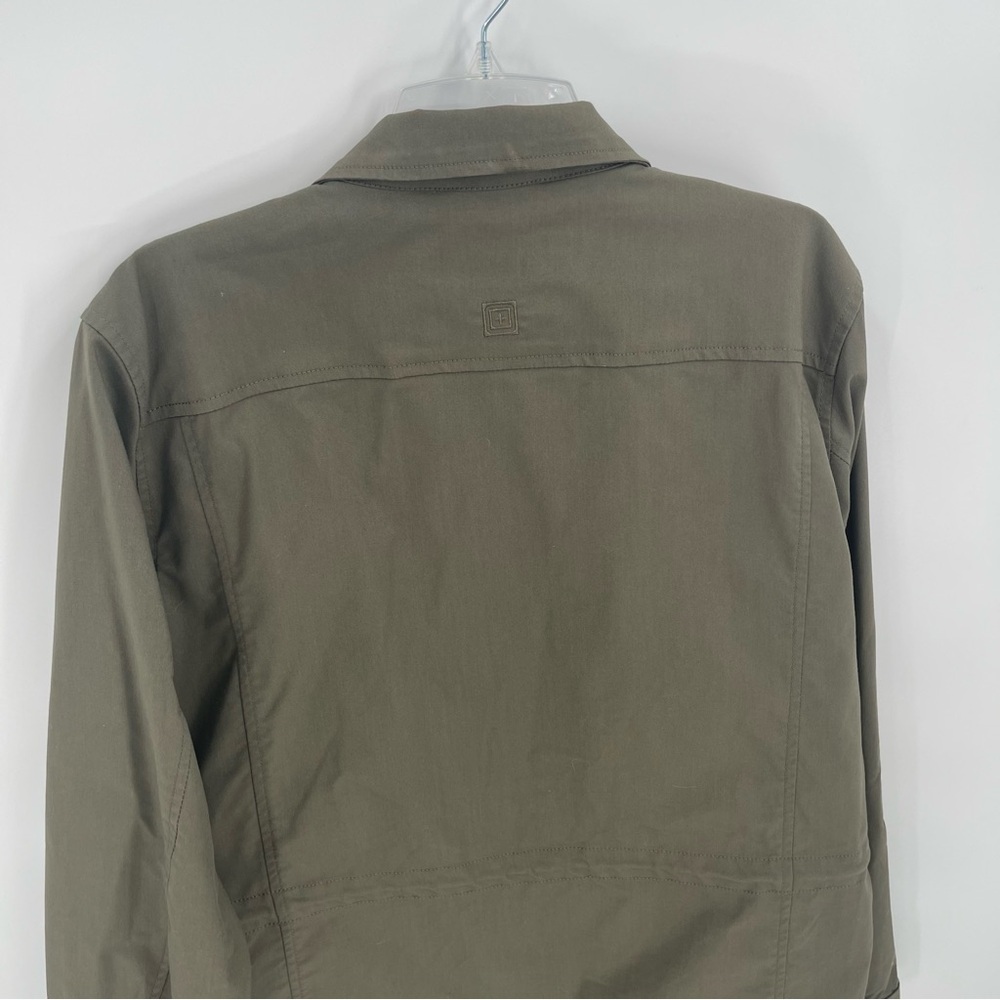 5.11 Tactical Series Army Green Full Zip Size Medium Watch Jacket Men’s Pockets - Picture 10 of 12